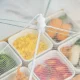 Складна москітна сітка-парасолька 70x50х29 см на стіл для продуктів Біла