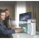 Міні-кондиціонер зі зволожувачем таймером та підсвіткою 4в1 від USB Білий
