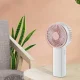 Бездротовий ручний вентилятор на акумуляторі Handheld Fan Біло-рожевий