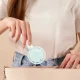 Бездротовий ручний вентилятор на акумуляторі Handheld Fan Біло-зелений