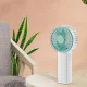 Бездротовий ручний вентилятор на акумуляторі Handheld Fan Біло-зелений