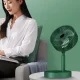 Вентилятор настільний з телескопічною ніжкою та живленням від USB Folding Storage Fan Зелений