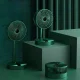 Вентилятор настільний з телескопічною ніжкою та живленням від USB Folding Storage Fan Зелений
