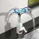 Проточний електричний водонагрівач з краном та LED дисплеєм Delimano RX-010-1 Нижнє підключення