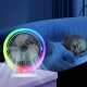 Настільний акумуляторний міні-вентилятор з RGB підсвічуванням та 3 швидкостями Mini fan VU-04