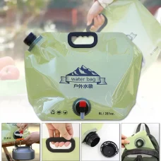 Складна сумка на 8 літрів для зберігання води з ручкою та краником Water Bag