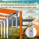 Туристичний посилений складаний стіл Grand Picnic для пікніка з регулюванням висоти та 4 стільці GP4262-3