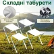 Туристичний посилений складаний стіл Grand Picnic для пікніка з регулюванням висоти та 4 стільці GP4262-4