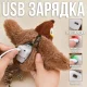 Музична плюшева іграшка для котів і собак із рухомими крилами Летюча пташка