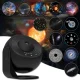 Нічник Галактичний проектор Проектор зоряного неба 360° планетарійна лампа, що обертається, для дитячої спальні