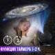 Нічник Галактичний проектор Проектор зоряного неба 360° планетарійна лампа, що обертається, для дитячої спальні
