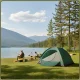 Механічний намет 200x200x135 см розкладний на 4 особи