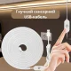 Світлодіодна неонова USB стрічка 5 м з регулюванням яскравості та теплим білим світлом