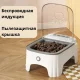 Автоматична годівниця для котів та собак 23x16.5x11 см з герметичною кришкою та знімною чашею