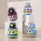 Пластикова пляшка на 500 мл для води з кнопкою-кришкою та трубочкою EchoECHO 8705 в упаковці 1 шт