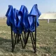 Розсувний намет 3х4.5 м із посиленим чорним каркасом Синій