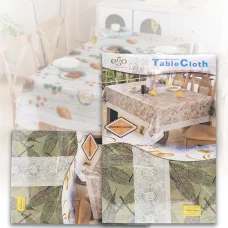 Скатертина-клеєнка водовідштовхувальна 120x152 см для кухні 69-1 Кольорові