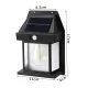 Вуличний світильник на сонячній панелі з датчиком руху SOLAR LAMP BK-888