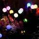 Комплект садових світильників 70 см на сонячній панелі Світлячки 6 LED 2 шт.
