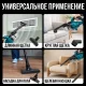 Бездротовий ручний пилосос з 2 акумуляторами 48V 5Ah та різними насадками Синій