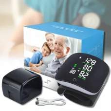 Тонометр на зап'ястя з голосовим супроводом та чохлом Blood Pressure Mon Українська версія