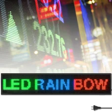Светодиодная вывеска 200x23 см с RGB подсветкой для улицы и помещения 220В