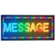 Светодиодная вывеска 100х40 см с RGB подсветкой для улицы и помещения 220В