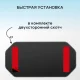 Подвійний автомобільний вентилятор 5 дюймів на 12V від прикурювача з регулятором швидкості MITCHELL Чорний