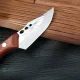 Кухонний ніж 21 см для м'яса з чохлом і дерев'яною ручкою