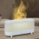 Зволожувач повітря на 120 мл з барвистим LED-підсвічуванням у вигляді полум'я AROMA DIFFUSER KP-0623W Білий