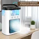 Міні-кондиціонер 6 режимів з зволоженням та LED підсвічуванням Ice Cooler K918