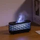 Зволожувач повітря на 120 мл з барвистим LED-підсвічуванням у вигляді полум'я AROMA DIFFUSER KP-6023B Чорний