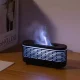 Зволожувач повітря на 120 мл з барвистим LED-підсвічуванням у вигляді полум'я AROMA DIFFUSER KP-6023B Чорний