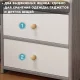 Тумбочка приліжкова 30x40x45 см з 2 висувними ящиками та полицею STL-MD 76