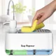 Дозатор рідкого мила з 2 відсіками та губкою Dish Soap Dispenser