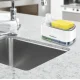 Дозатор рідкого мила з 2 відсіками та губкою Dish Soap Dispenser