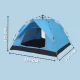 Туристичний намет 200х150х125 см 3-місний з водонепроникним тентом G-Tent