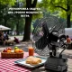 Акумуляторний настільний вентилятор 48В на 2 швидкості 23x31x18 см