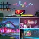 Неонова LED RGB стрічка 5 м з лускатим покриттям та керуванням через додаток, пульт