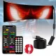 Гнучкий світлодіодний екран 102x378 мм з пультом та Bluetooth LED EYES 20x64
