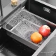 Кухонна мийка 75x45 см з двома чашами, змішувачем та комплектом аксесуарів