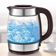 Електричний скляний чайник на 1.7л Domotec MS-7946 2200Вт