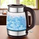 Електричний скляний чайник на 1.7л Domotec MS-7946 2200Вт