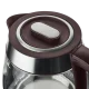 Електричний скляний чайник на 1.7л Domotec MS-7946 2200Вт
