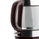 Електричний скляний чайник на 1.7л Domotec MS-7946 2200Вт