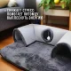 Килимок-лежанка 2 в 1 з тунелем для котів 55х75 см Cat Bed