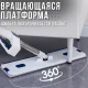 Комплект для миття підлоги 2 в 1 швабра з обертовою платформою та складним відром