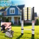 Телескопічна драбина 4.7 м з ремінцем для фіксації та перенесення