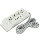 Електричний подовжувач 3000W на 4 розетки з 4USB, бездротовою зарядкою, 2Type-C на 3 м 482 Білий
