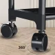 Стійка-вішалка на колесах 150x56x30 см з кошиком та полицею для взуття YH9918-3A
